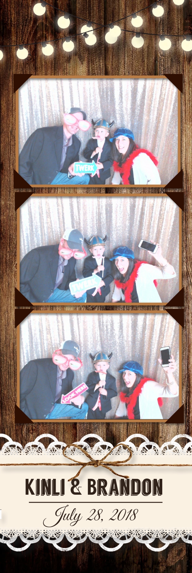Kinli and Brandon's Wedding | View more photos from the event at gallery.photoboothbillings.com/u/PhotoBoothBillings/Kinli-and-Brandons-Wedding